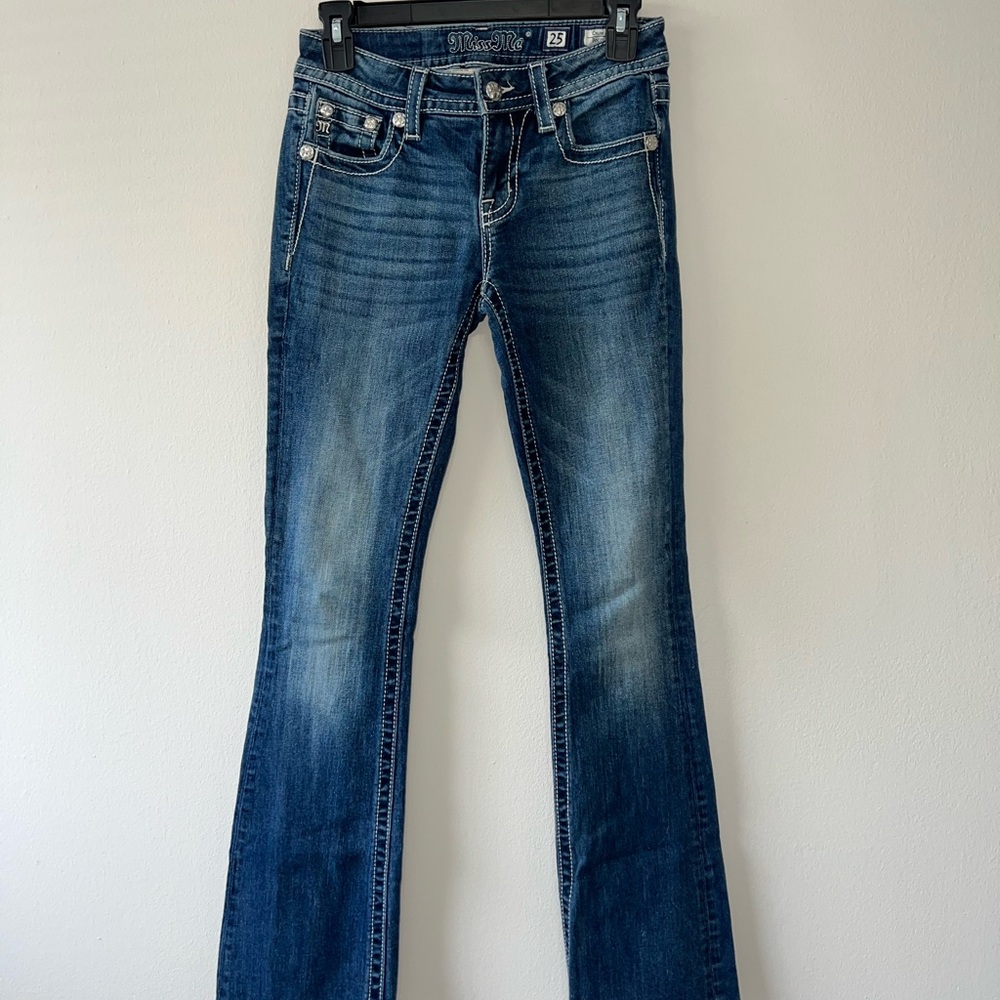 Miss Me Blue Boot Cut Jeans